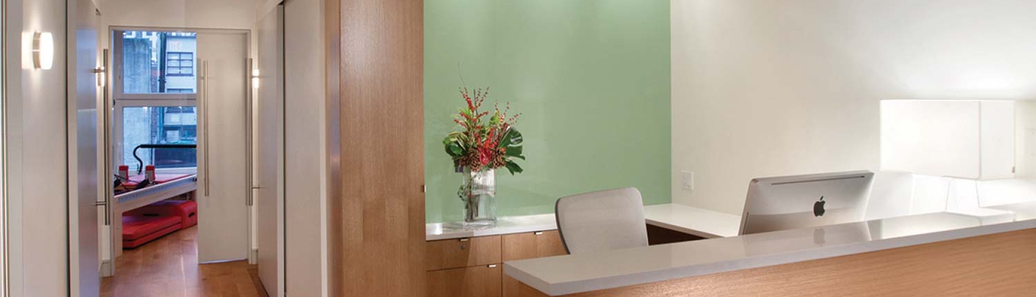 Gastown Physio & Pilates Reception area